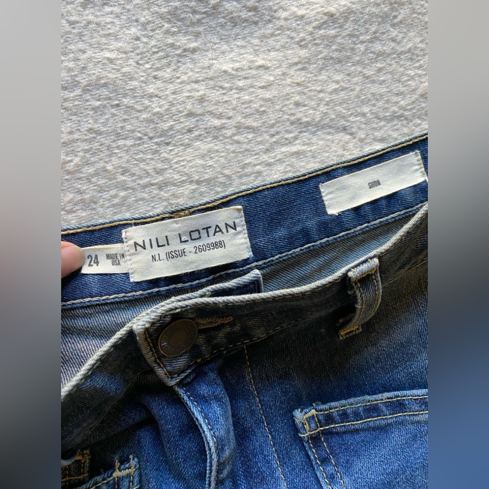 Nili Lotan Shon Jeans Sz 24 - Picture 2 of 3
